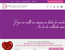 Tablet Screenshot of maritzabel.com